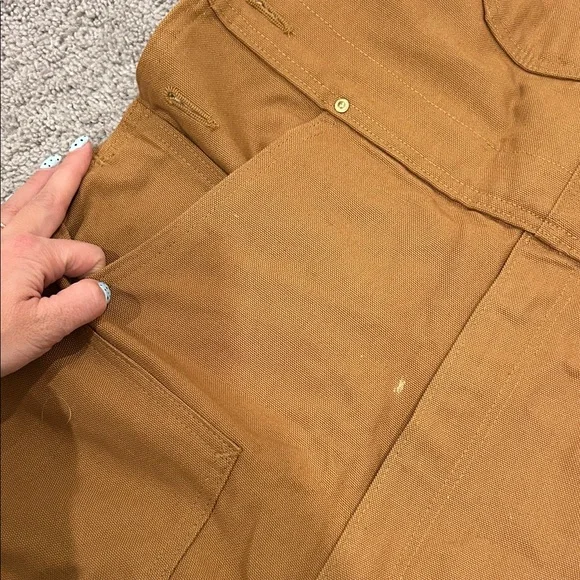 Carhartt Tan Work Overalls - Picture 4 of 4
